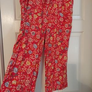 Petite Wide Leg Crop Pants